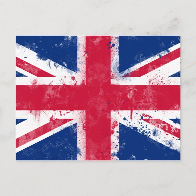 Postal Bandera del Reino Unido o la bandera de la Unión (Anverso)