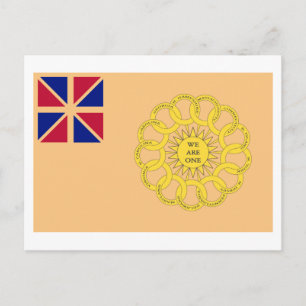 Postal Bandera del Segundo Regimiento de Nuevo Hampshire