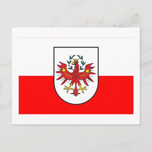 Postal Bandera del Tirol, Austria (Anverso)