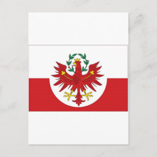 Postal Bandera del Tirol de Austria