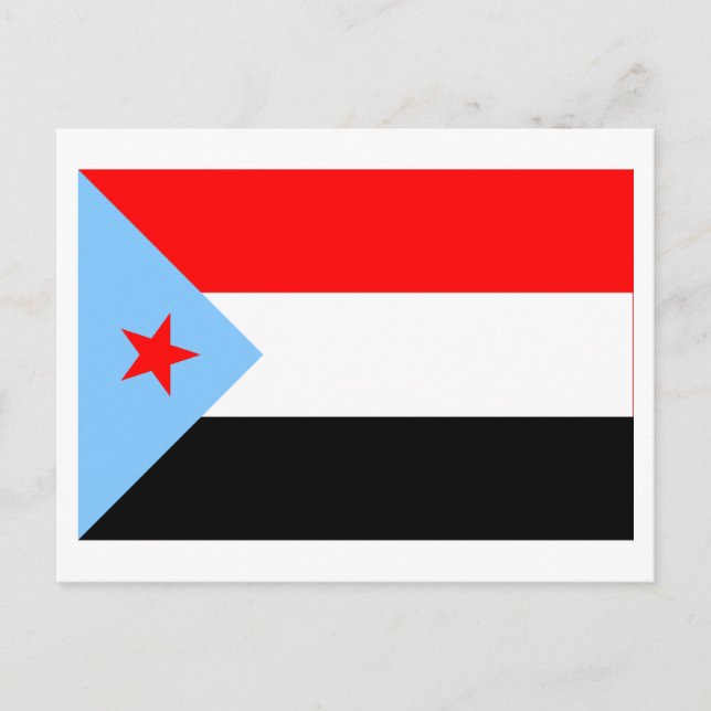 Postal Bandera del Yemen Meridional (1967-1990) (Anverso)
