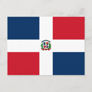 Postal Bandera dominicana