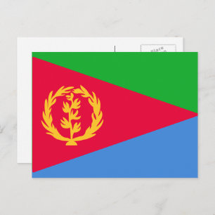 Postal Bandera eritrea, Bandera de Eritrea