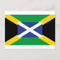 Bandera escocesa jamaiquina - Jamaica - Escocia