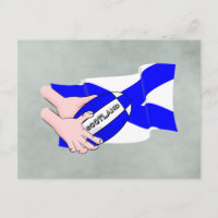 Bandera escocesa Rugby Simpatizantes Personalizado