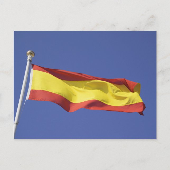 Postal bandera española RF) (Anverso)