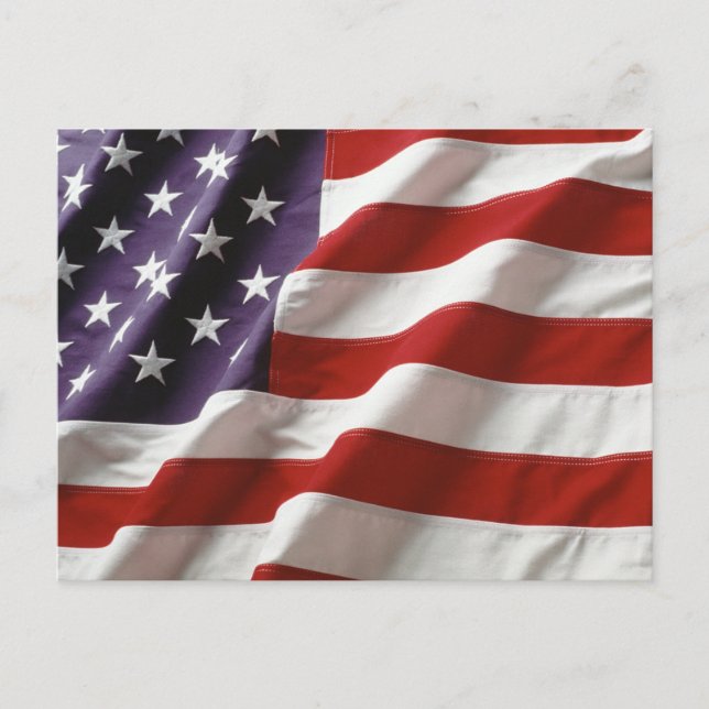 Postal Bandera estadounidense (Anverso)