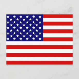 Postal Bandera estadounidense