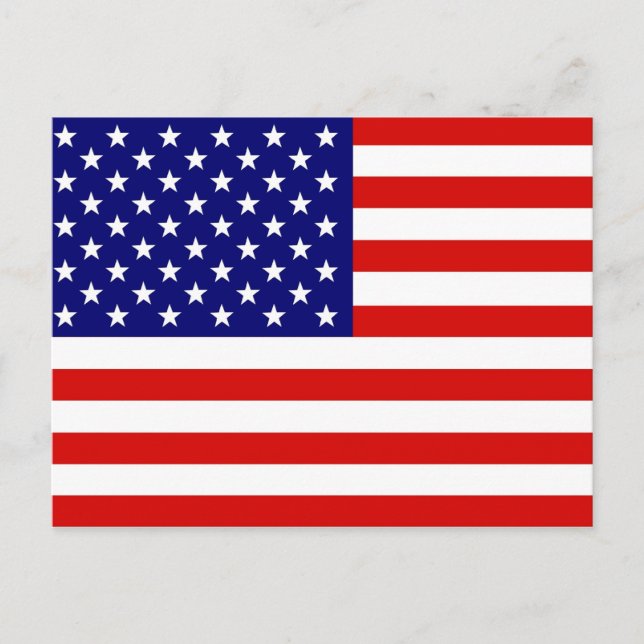 Postal Bandera estadounidense (Anverso)