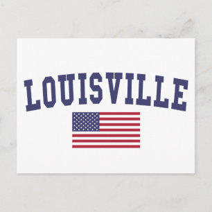 Postal Bandera estadounidense de Louisville