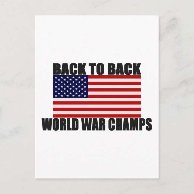 Postal Bandera Estadounidense De Vuelta A Los Campos De G (Anverso)