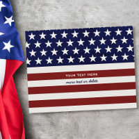 Bandera estadounidense patriótica 4 de julio parte
