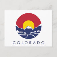 Bandera Estatal Colorado Rocky Mountain