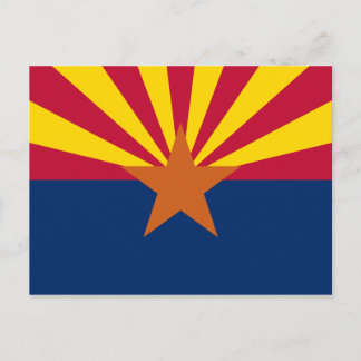 Postal Bandera Estatal de Arizona