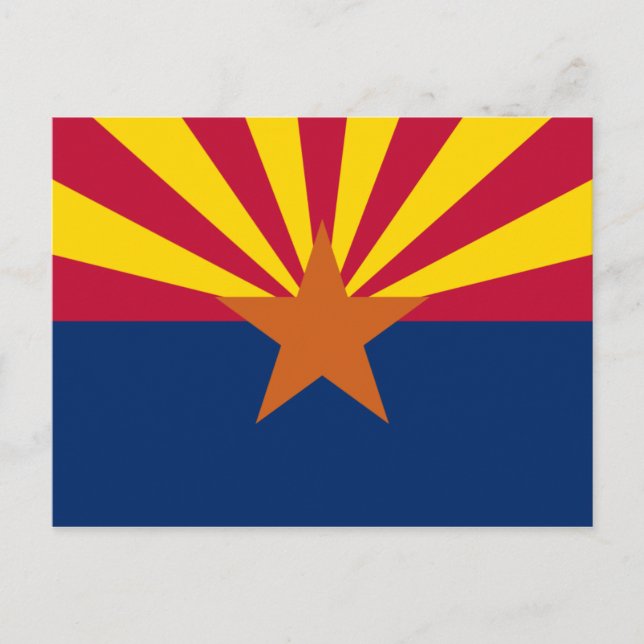 Postal Bandera Estatal de Arizona (Anverso)