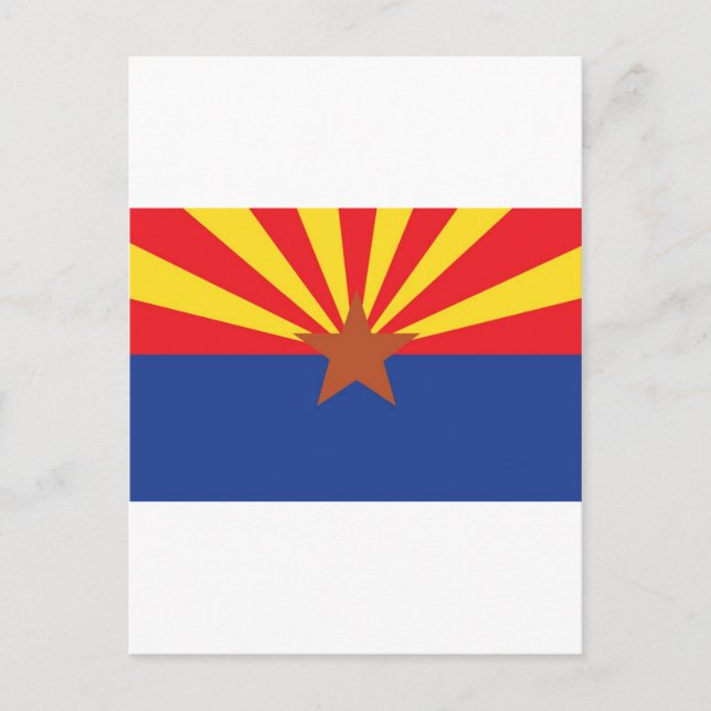 Postal Bandera Estatal de Arizona (Anverso)