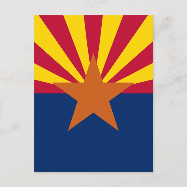 Postal Bandera Estatal de Arizona (Anverso)