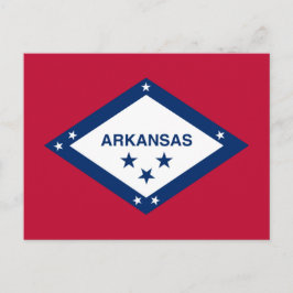 Postal Bandera Estatal de Arkansas