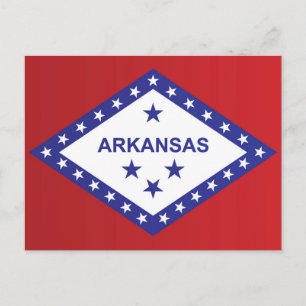 Postal Bandera Estatal de Arkansas, Estados Unidos