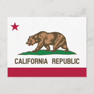 Postal Bandera estatal de California.png