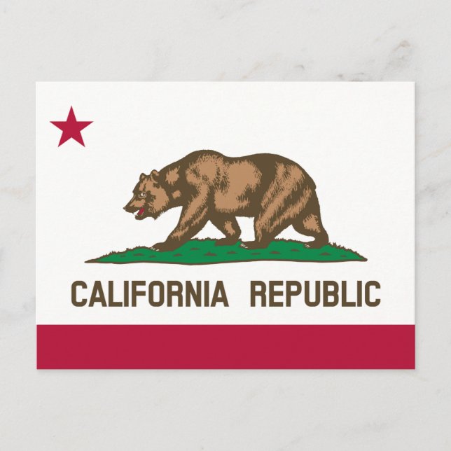 Postal Bandera estatal de California.png (Anverso)