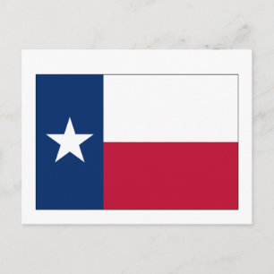 Postal Bandera Estatal de Texas
