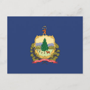 Postal Bandera Estatal de Vermont, Estados Unidos