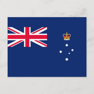 Postal Bandera estatal de Victoria (Australia)