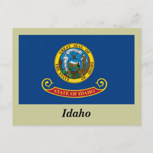 Postal Bandera Estatal Idaho