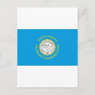 Postal Bandera Estatal Oficial de Dakota del Sur