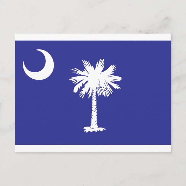 Postal Bandera estatal SC Palmetto Moon (Anverso)