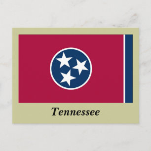 Postal Bandera Estatal Tennessee