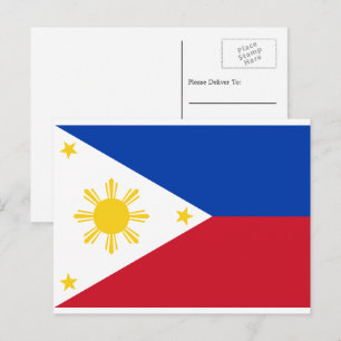 Postal Bandera filipina, Bandera de Filipinas