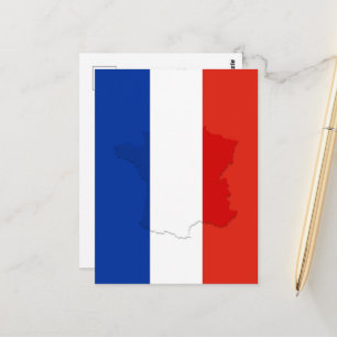 Postal Bandera francesa