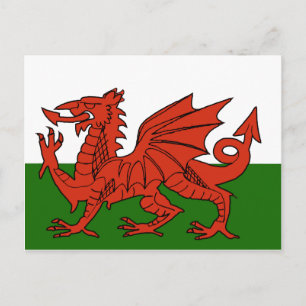 Postal Bandera galesa