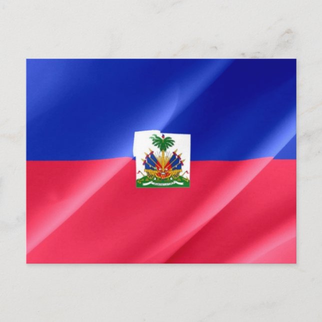 Postal Bandera haitiana - (Anverso)