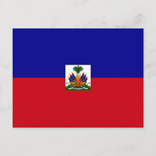 Postal Bandera haitiana -
