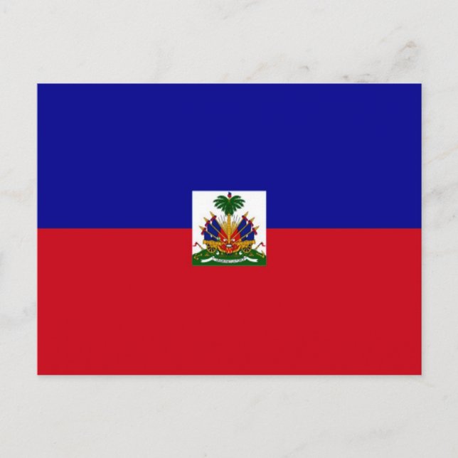 Postal Bandera haitiana - (Anverso)