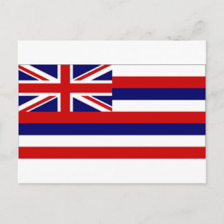 Postal Bandera Hawai de Estados Unidos