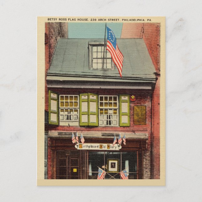 Postal Bandera House, Arch Street, Filadelfia, P.A. (Anverso)