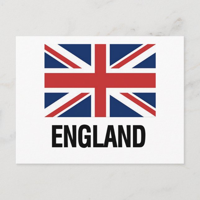 Postal Bandera inglesa (Anverso)