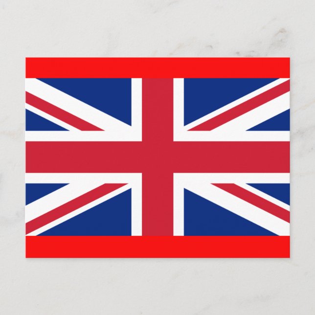 Postal bandera inglesa (Anverso)