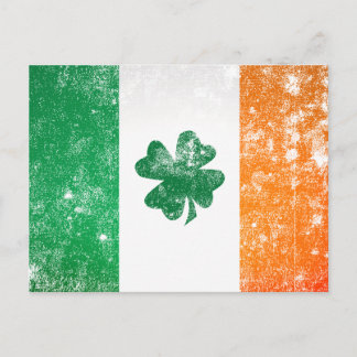 Postal Bandera irlandesa