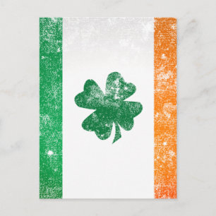 Postal Bandera irlandesa