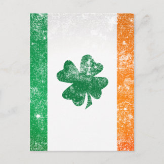 Postal Bandera irlandesa