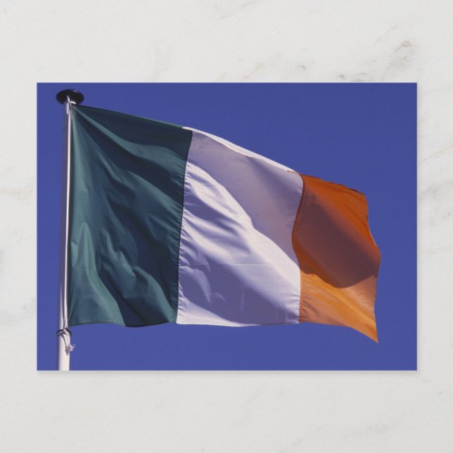 Postal Bandera irlandesa (Anverso)
