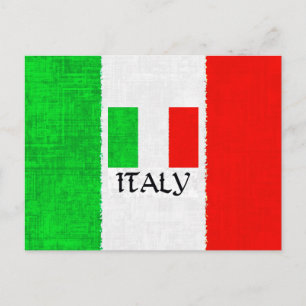 POSTAL BANDERA ITALIANA