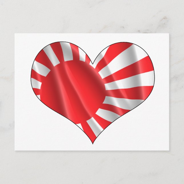 POSTAL BANDERA JAPONESA (Anverso)