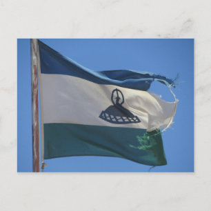 Postal bandera lesotho