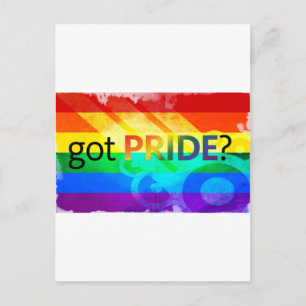 Postal Bandera LGBT de orgullo